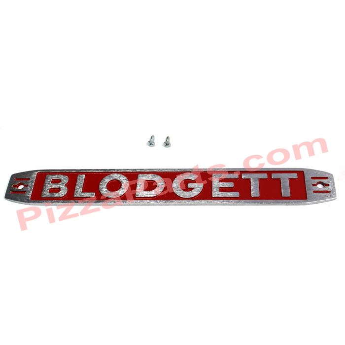 Blodgett 11255 Nameplate, Blodgett Assembly