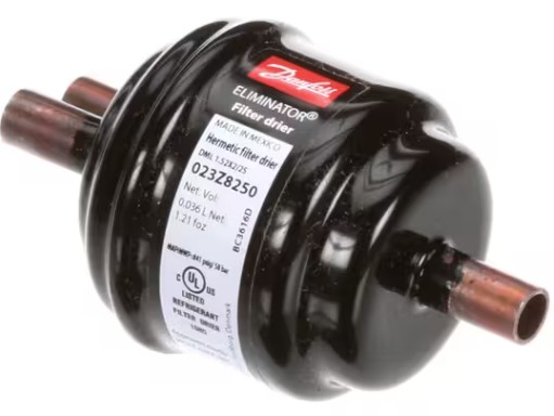 Danfoss 023Z8250 Filter Drier - 1/4" In (2) /Out Solder