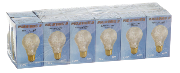Hatco R02.30.265.12 Replacement 12PK of 130V 40W Bulbs