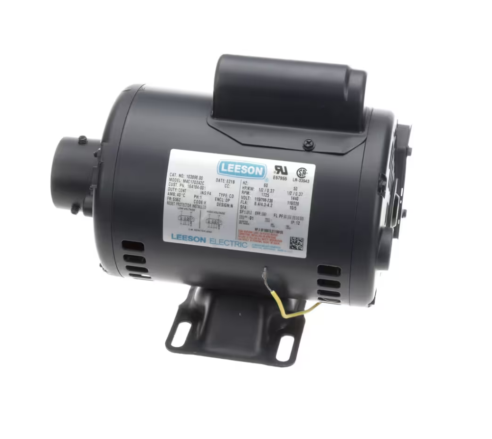 Henny Penny 164184-001 Filter Motor, Hub Mount, 50/60Hz