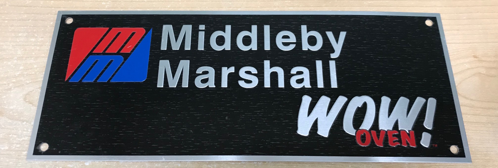 Middleby 60717 LBL,MM WOW LOGO PLASTIC