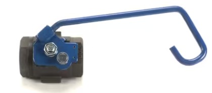 Pitco 60138704 Replacement Drain Ball Valve - Right Hand Handle