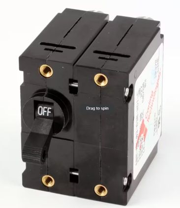 Star 2E-Y5166 Replacement 30A 2 Pole Circuit Breaker